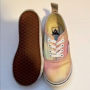Toddler Girls Multi-Coloured Slip On Vans
